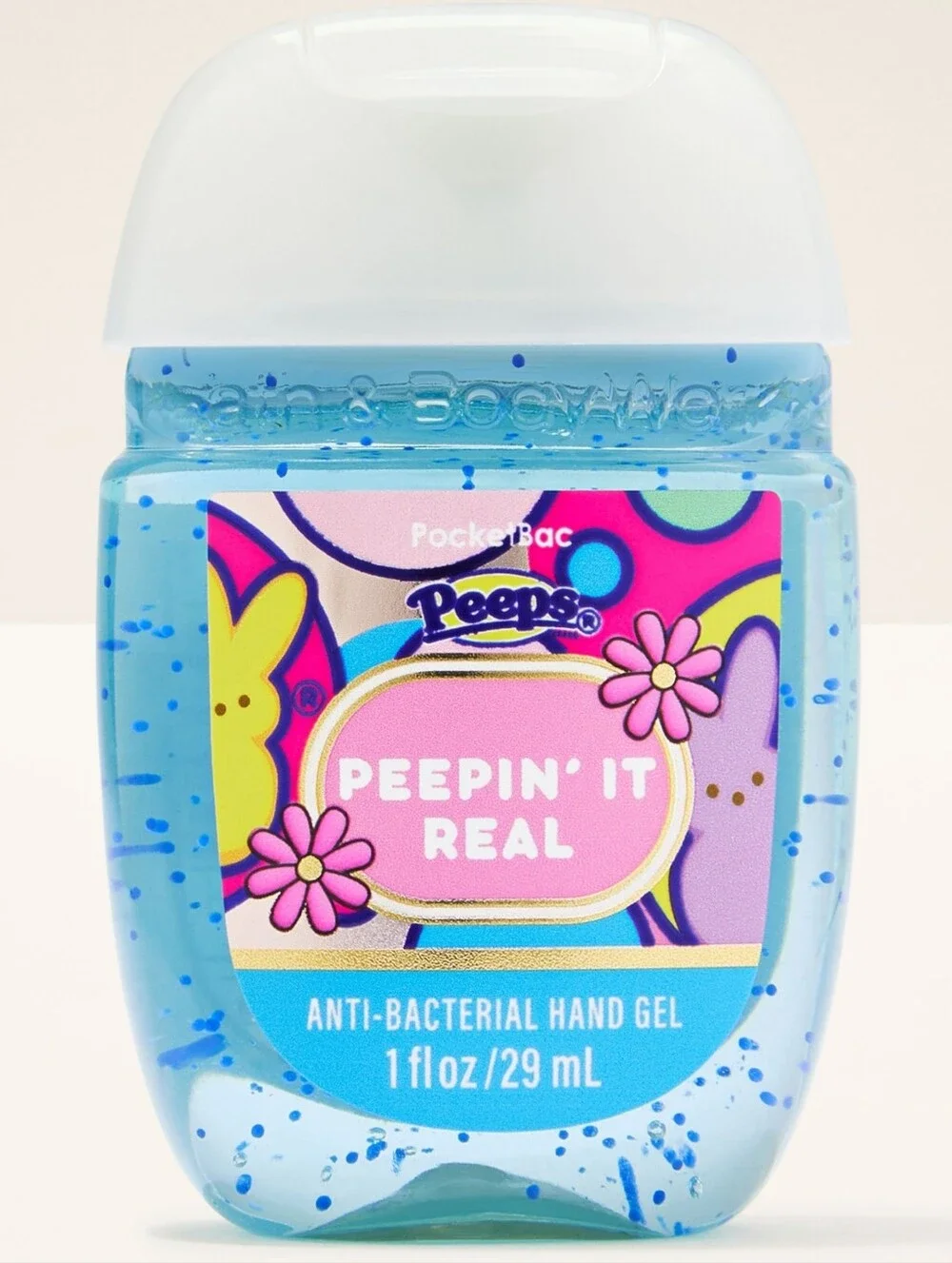 Peeps Peepin It Real Pocketbac Hand Sanitizer Gel 1oz NEW RARE Bath Body Works